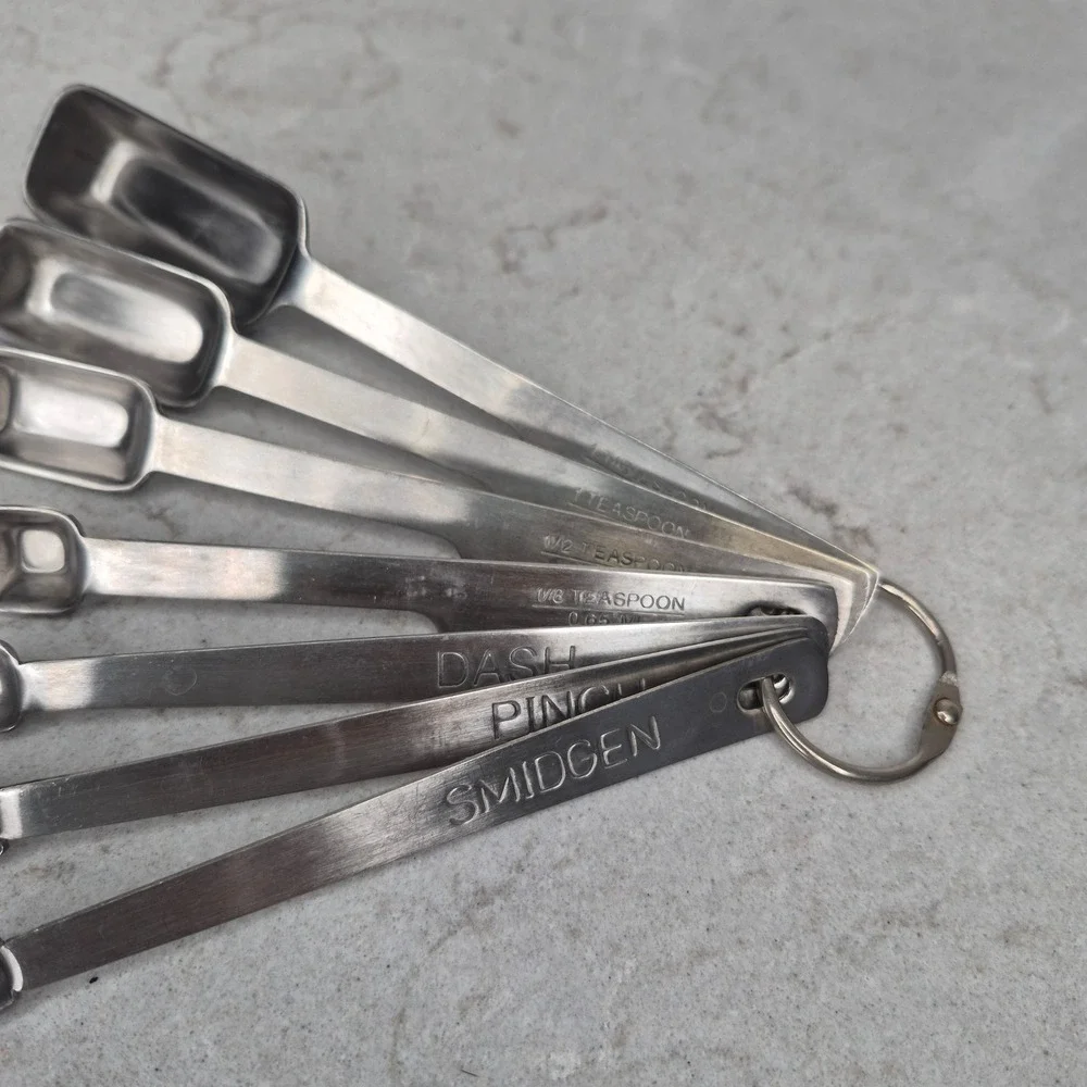 Norpro 7 Pc 18/10 Stainless Steel Measuring Spoon Set Smidgen Pinch Dash